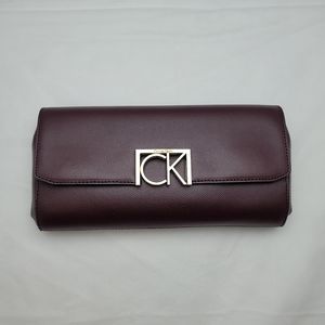 Calvin Klein Kalina Mercury Clutch